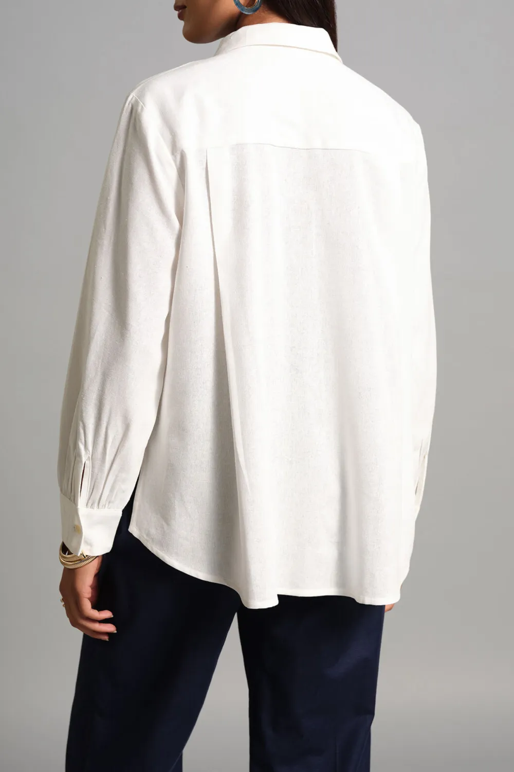 Casual Style Flower Canvas Shirt