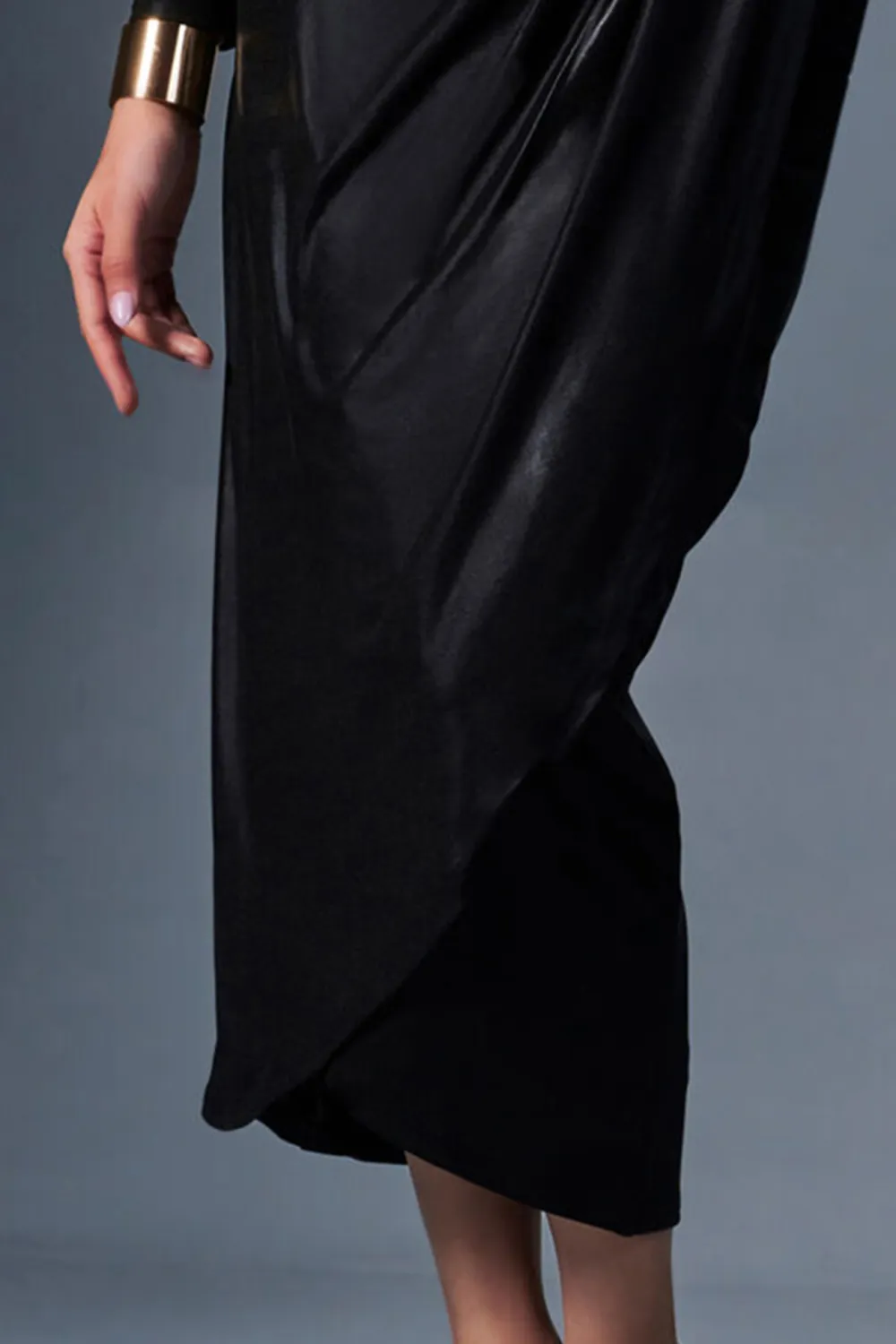 Black Casual Style Skirt Sets