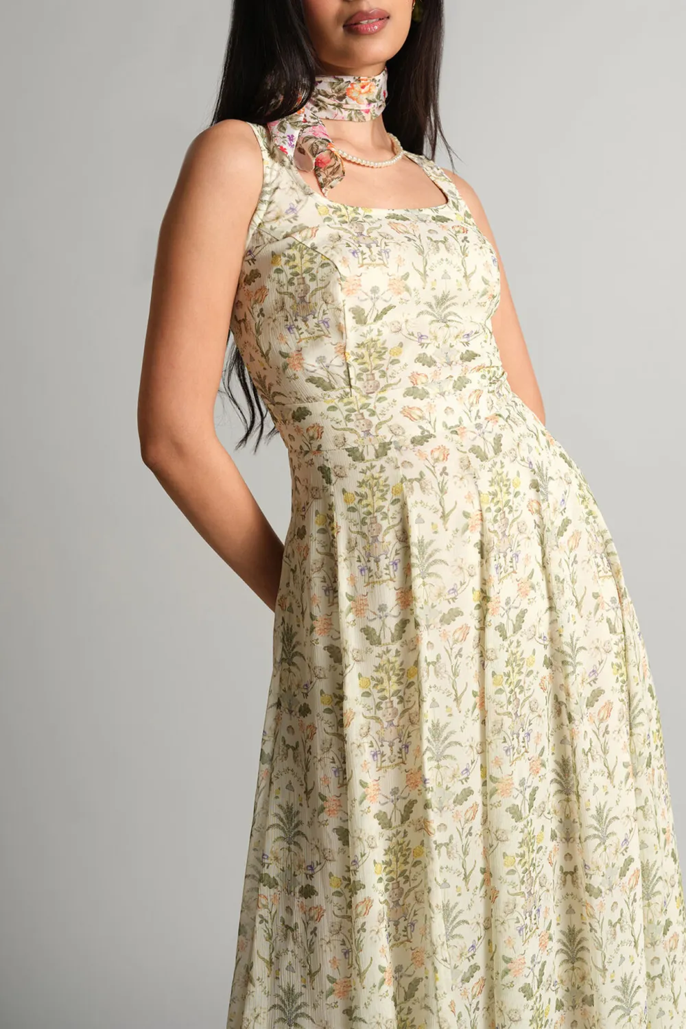 Green Casual Style  Dress