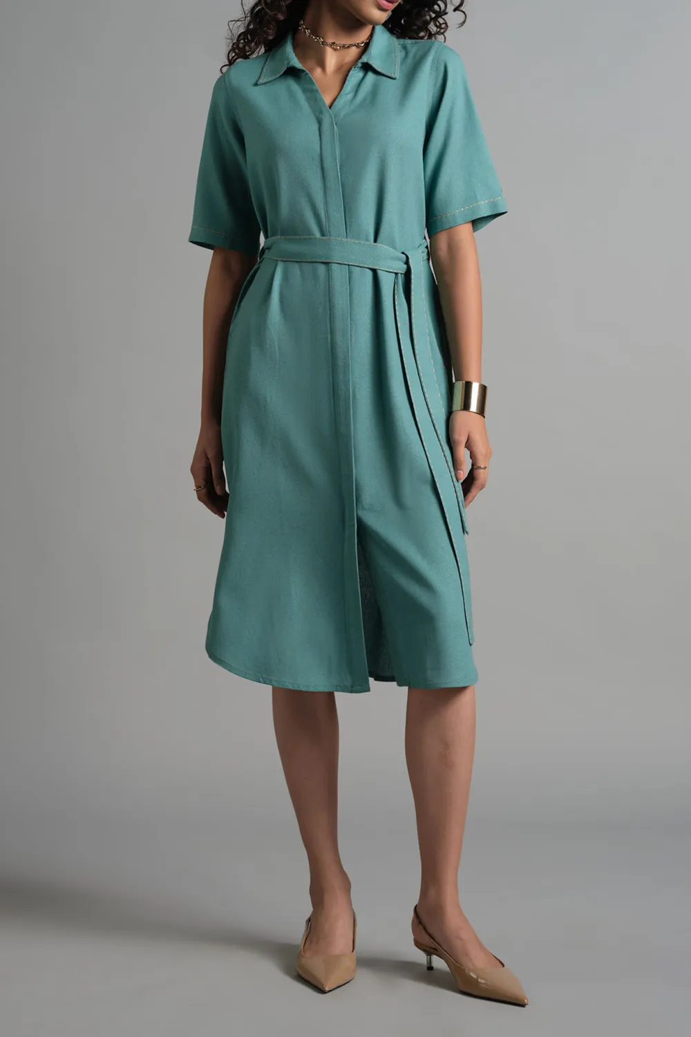 Casual Style Ocean Wave Dress