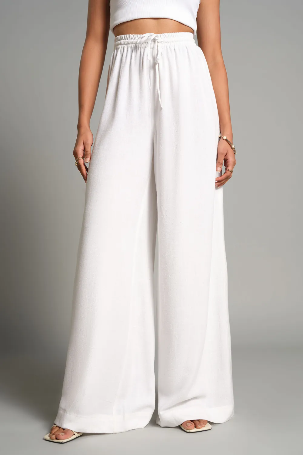 Casual Wear Wide-Leg Pants