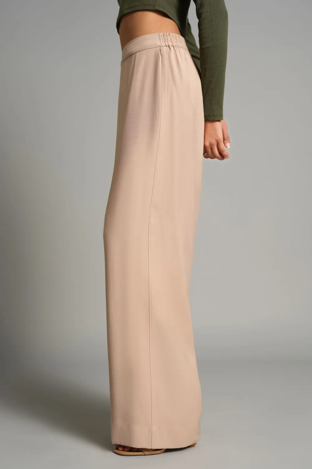 Casual Style Full Length Plain Pants