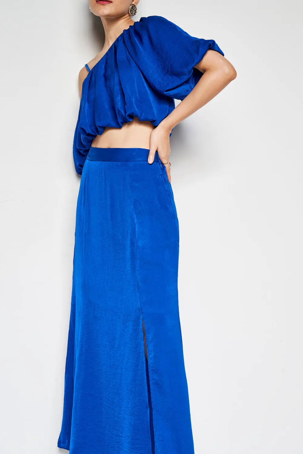 Long Length Casual Style Skirt Set