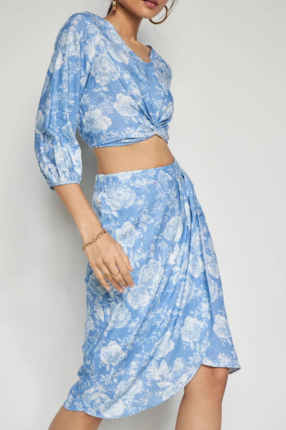 Indigo Casual Style Skies Set